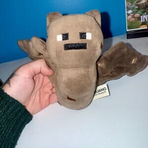 Minecraft Bat Plush 6” Stuffed Animal EUC 2014 Mojang Jazwares